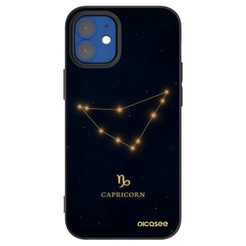 Picasee silikónový čierny obal pre Apple iPhone 12 mini - CAPRICORN