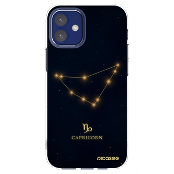 Picasee silikónový prehľadný obal pre Apple iPhone 12 mini - CAPRICORN