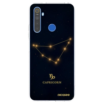 Picasee silikónový prehľadný obal pre Realme 5 - CAPRICORN