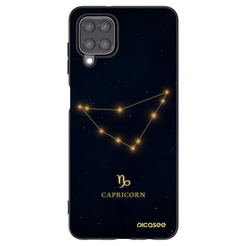 Picasee silikónový čierny obal pre Samsung Galaxy A12 A125F - CAPRICORN