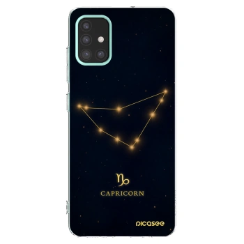 Picasee silikónový prehľadný obal pre Samsung Galaxy M31s - CAPRICORN