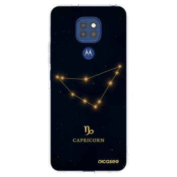 Picasee silikónový prehľadný obal pre Motorola Moto G9 Play - CAPRICORN