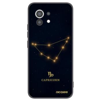 Picasee silikónový čierny obal pre Xiaomi Mi 11 - CAPRICORN