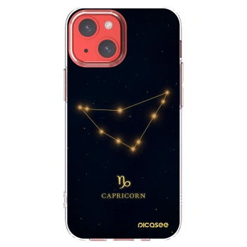 Picasee silikónový prehľadný obal pre Apple iPhone 13 mini - CAPRICORN