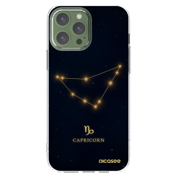 Picasee silikónový prehľadný obal pre Apple iPhone 13 Pro Max - CAPRICORN