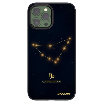 Picasee silikónový čierny obal pre Apple iPhone 13 Pro Max - CAPRICORN