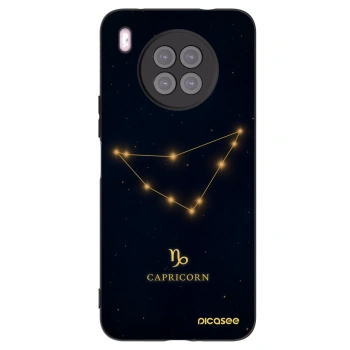 Picasee silikónový čierny obal pre Huawei Nova 8i - CAPRICORN