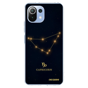 Picasee silikónový prehľadný obal pre Xiaomi 11 Lite 5G NE - CAPRICORN