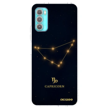 Picasee silikónový prehľadný obal pre Motorola Moto G60 - CAPRICORN