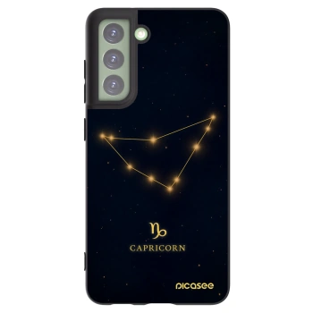 Picasee silikónový čierny obal pre Samsung Galaxy S21 FE 5G - CAPRICORN