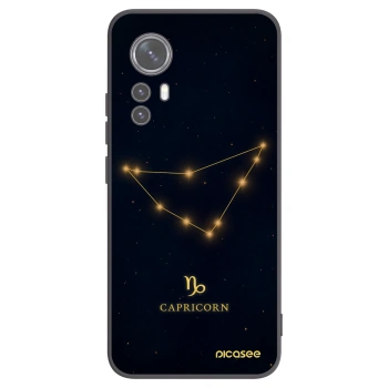 Picasee silikónový čierny obal pre Xiaomi 12 - CAPRICORN
