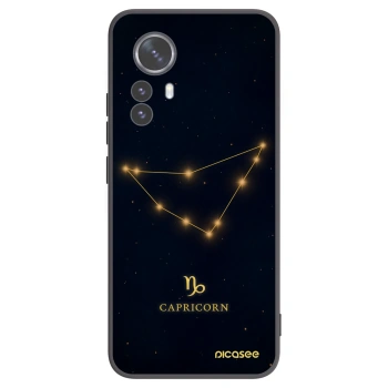 Picasee silikónový čierny obal pre Xiaomi 12 Pro - CAPRICORN