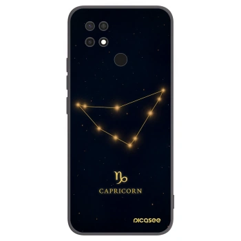Picasee silikónový čierny obal pre Xiaomi Redmi 10C - CAPRICORN