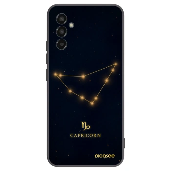 Picasee silikónový čierny obal pre Samsung Galaxy M13 M135F - CAPRICORN