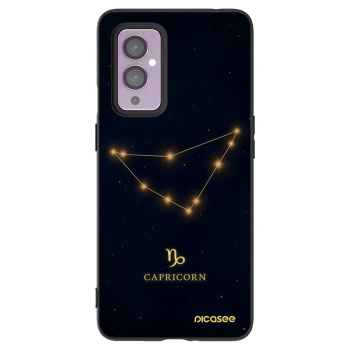 Picasee silikónový čierny obal pre OnePlus 9 - CAPRICORN