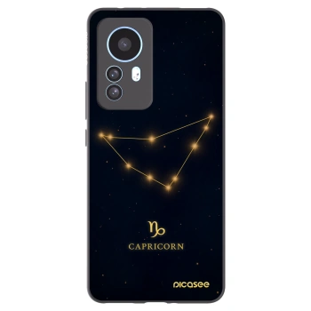 Picasee silikónový čierny obal pre Xiaomi 12T - CAPRICORN