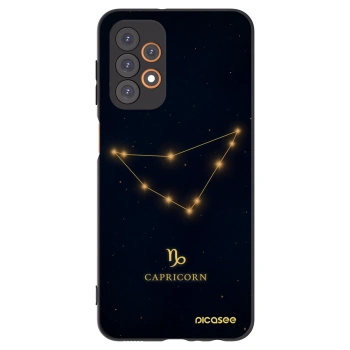 Picasee silikónový čierny obal pre Samsung Galaxy A23 A235F 4G - CAPRICORN