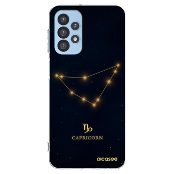 Picasee silikónový prehľadný obal pre Samsung Galaxy A23 A235F 4G - CAPRICORN