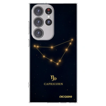 Picasee silikónový prehľadný obal pre Samsung Galaxy S23 Ultra 5G - CAPRICORN