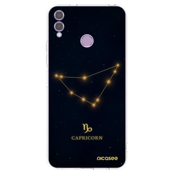 Picasee silikónový prehľadný obal pre Honor 8X - CAPRICORN