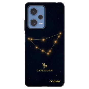 Picasee silikónový čierny obal pre Xiaomi Redmi Note 12 Pro 5G - CAPRICORN