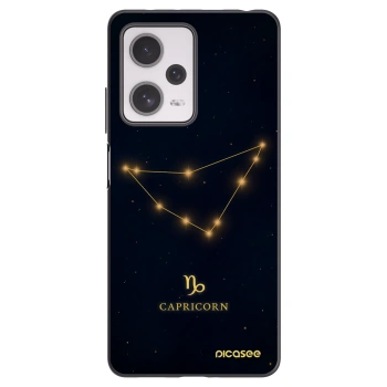 Picasee silikónový čierny obal pre Xiaomi Redmi Note 12 Pro+ 5G - CAPRICORN