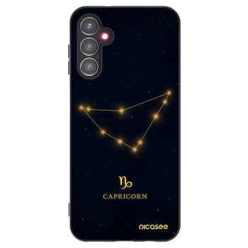 Picasee silikónový čierny obal pre Samsung Galaxy A14 4G A145R - CAPRICORN