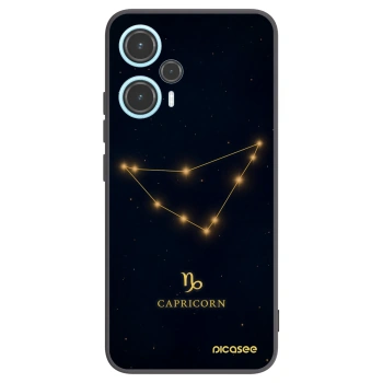 Picasee silikónový čierny obal pre Xiaomi Poco F5 - CAPRICORN
