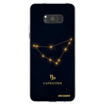 Picasee silikónový prehľadný obal pre Samsung Galaxy S8 G950F - CAPRICORN