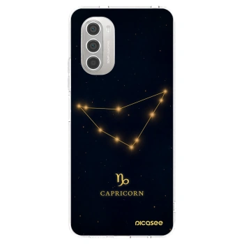 Picasee silikónový prehľadný obal pre Motorola Moto G51 - CAPRICORN