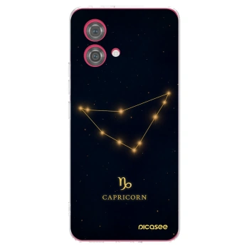 Picasee silikónový prehľadný obal pre Motorola Moto G84 5G - CAPRICORN