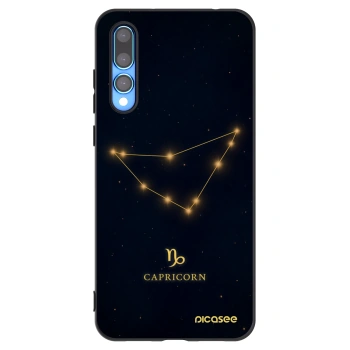 Picasee silikónový čierny obal pre Huawei P20 Pro - CAPRICORN