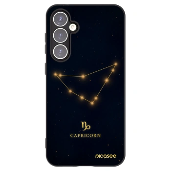 Picasee silikónový čierny obal pre Samsung Galaxy S23 FE S711B - CAPRICORN