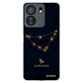 Picasee silikónový prehľadný obal pre Xiaomi Redmi 13C 4G - CAPRICORN