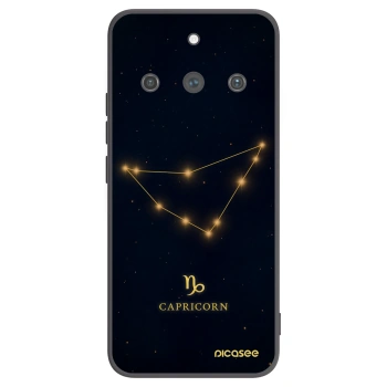 Picasee silikónový čierny obal pre Realme 11 Pro+ - CAPRICORN