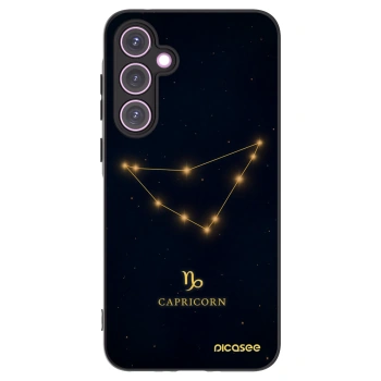 Picasee silikónový čierny obal pre Samsung Galaxy A35 5G A356B - CAPRICORN
