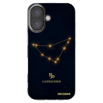 Picasee silikónový prehľadný obal pre Apple iPhone 16 - CAPRICORN