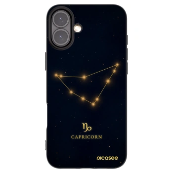 Picasee silikónový čierny obal pre Apple iPhone 16 Plus - CAPRICORN