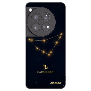 Picasee silikónový čierny obal pre OnePlus 12 5G - CAPRICORN