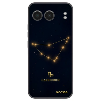 Picasee silikónový čierny obal pre OnePlus Nord 4 - CAPRICORN