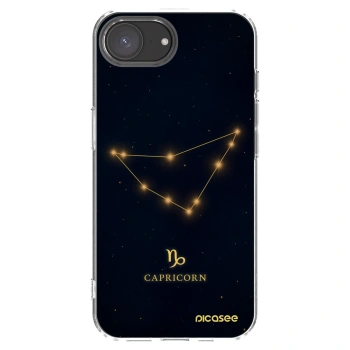 Picasee silikónový prehľadný obal pre Apple iPhone 16e - CAPRICORN