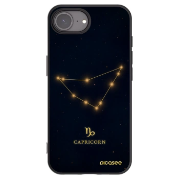 Picasee silikónový čierny obal pre Apple iPhone 16e - CAPRICORN