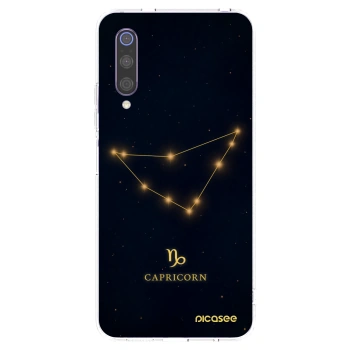 Picasee silikónový prehľadný obal pre Xiaomi Mi 9 - CAPRICORN