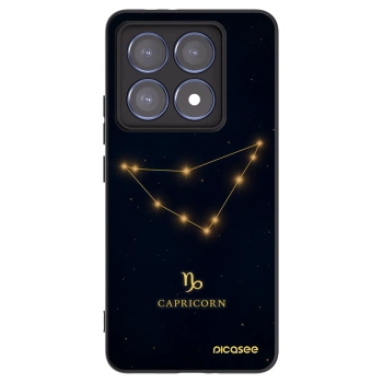 Picasee silikónový čierny obal pre Xiaomi 14T Pro - CAPRICORN