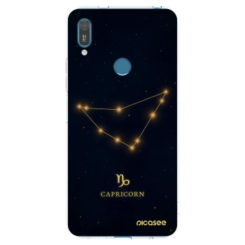 Picasee silikónový prehľadný obal pre Huawei Y7 2019 - CAPRICORN
