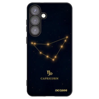 Picasee silikónový čierny obal pre Samsung Galaxy S25+ 5G - CAPRICORN