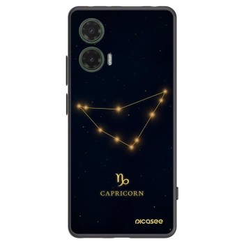 Picasee silikónový čierny obal pre Motorola Moto G35 5G - CAPRICORN