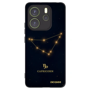 Picasee silikónový čierny obal pre Xiaomi Redmi Note 14 4G - CAPRICORN