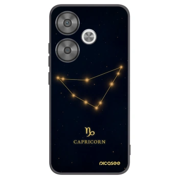 Picasee silikónový čierny obal pre Xiaomi Poco F6 - CAPRICORN