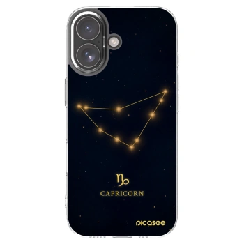 Picasee silikónový prehľadný obal pre Apple iPhone 17 - CAPRICORN